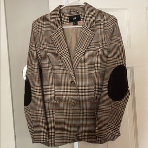H&M Plaid Blazer Jacket